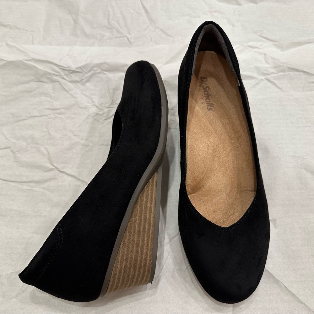 Dr. Scholl's Women's Be Ready 1 3/4” Wedge Heel Shoes in 6.5 Black - Picture 2 of 6